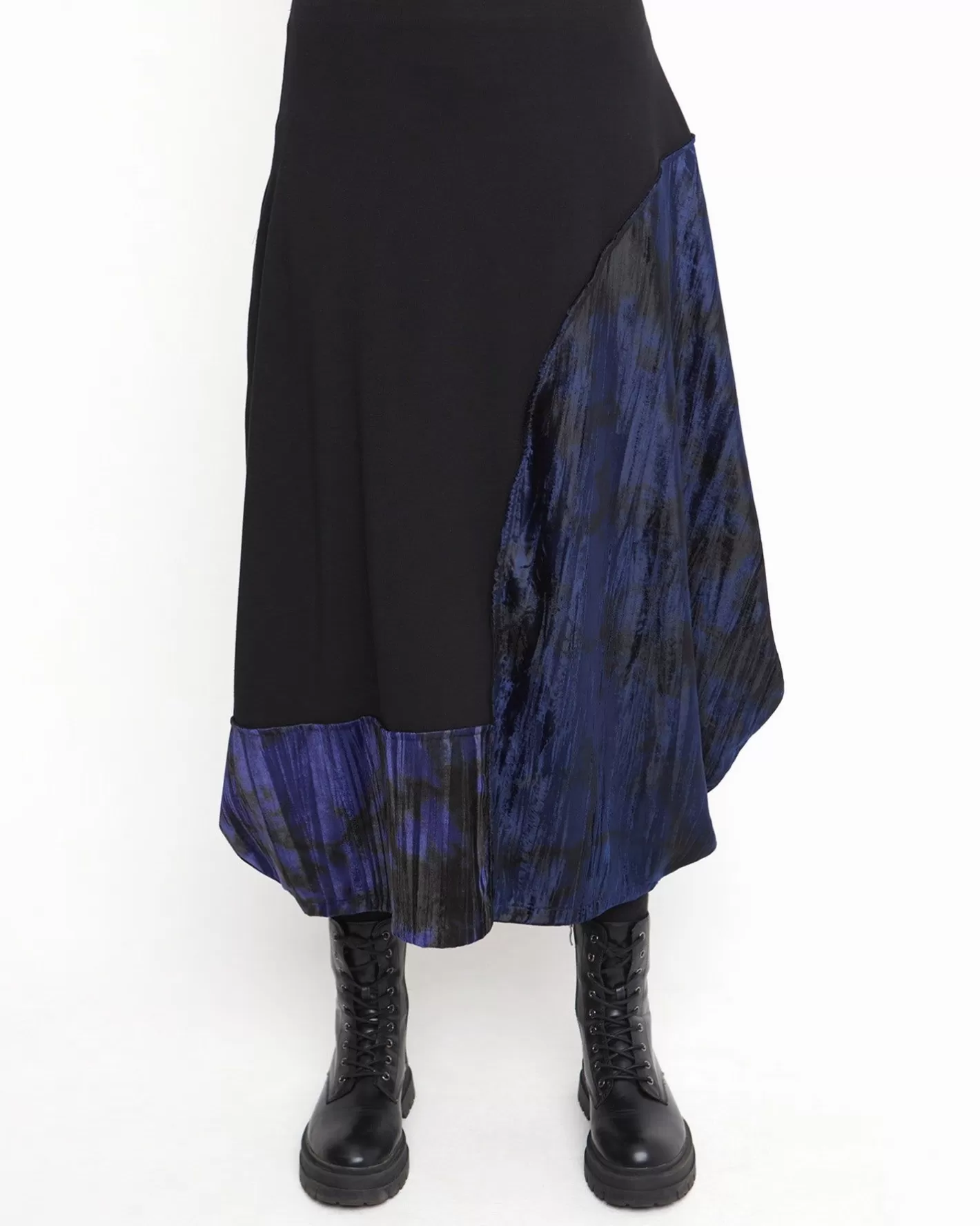 Ozai N Ku Piccadilly Midi Skirt, Black-ALEMBIKA Hot