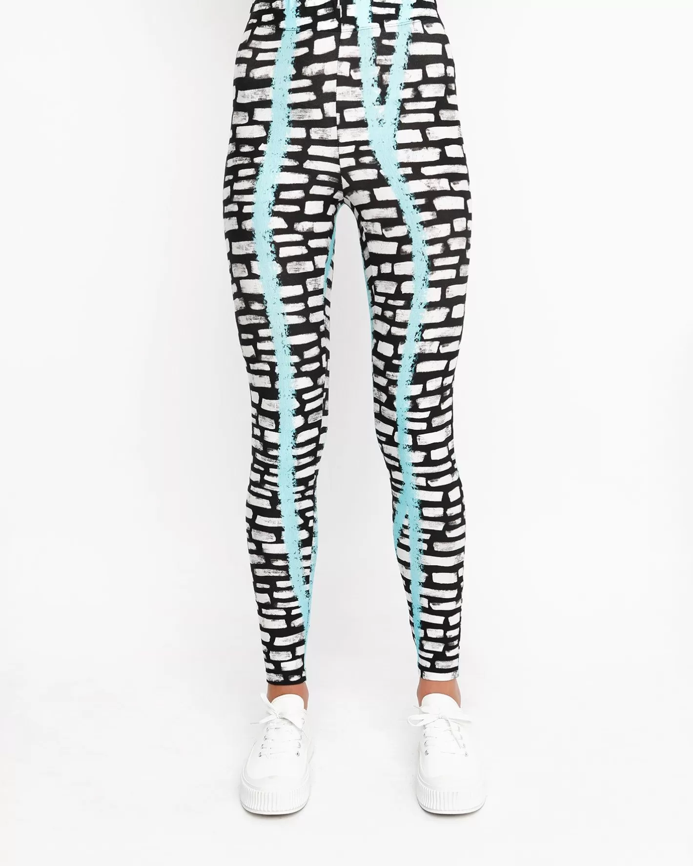 Ozai N Ku Waterway Leggings, Jet Blue-ALEMBIKA Fashion