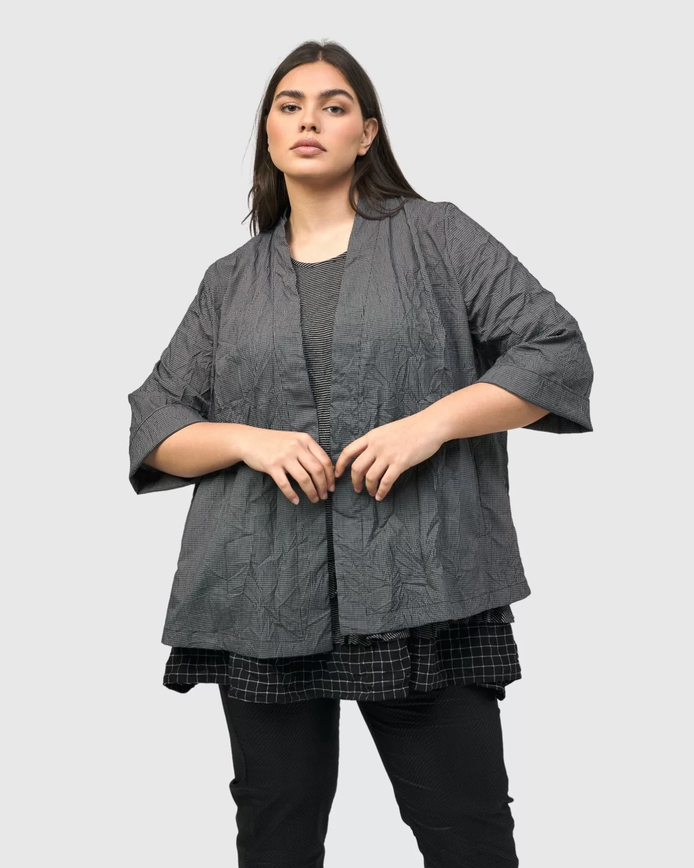 Pandora Woven Jacket, Net-ALEMBIKA Cheap