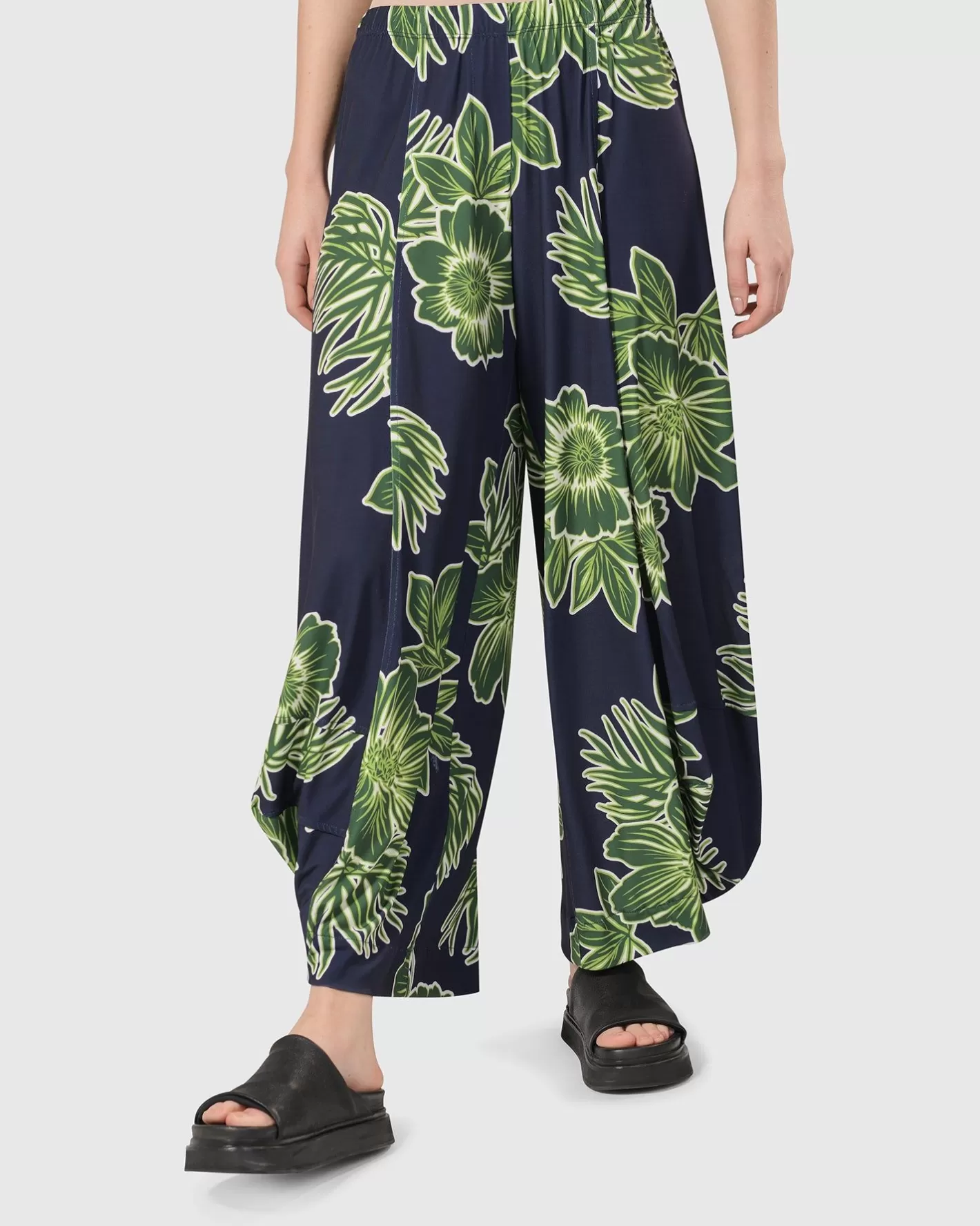 Paradise Punto Pants, Royal/Green-ALEMBIKA Best Sale