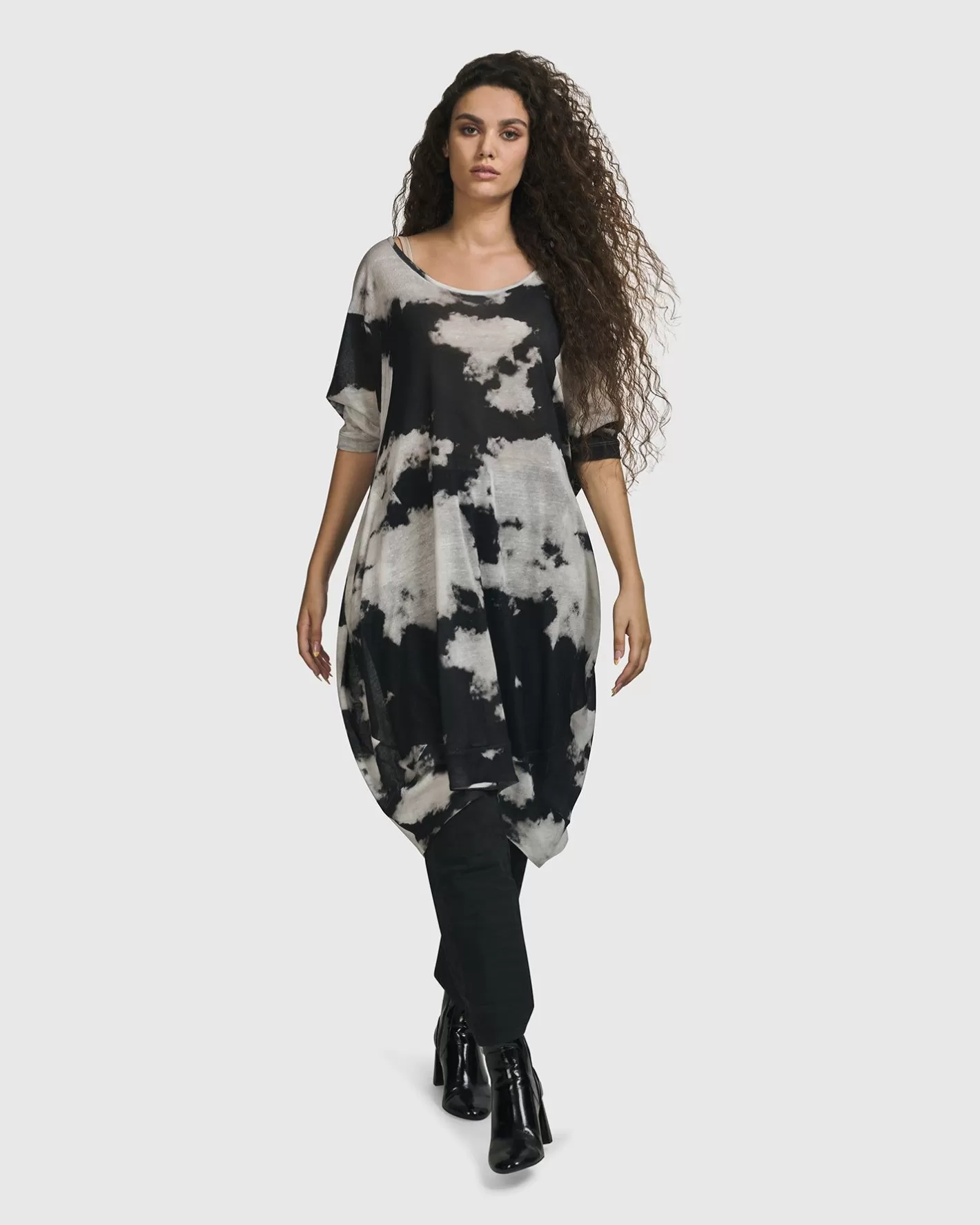 Parisian Sky Dress, Smoke-ALEMBIKA Best Sale