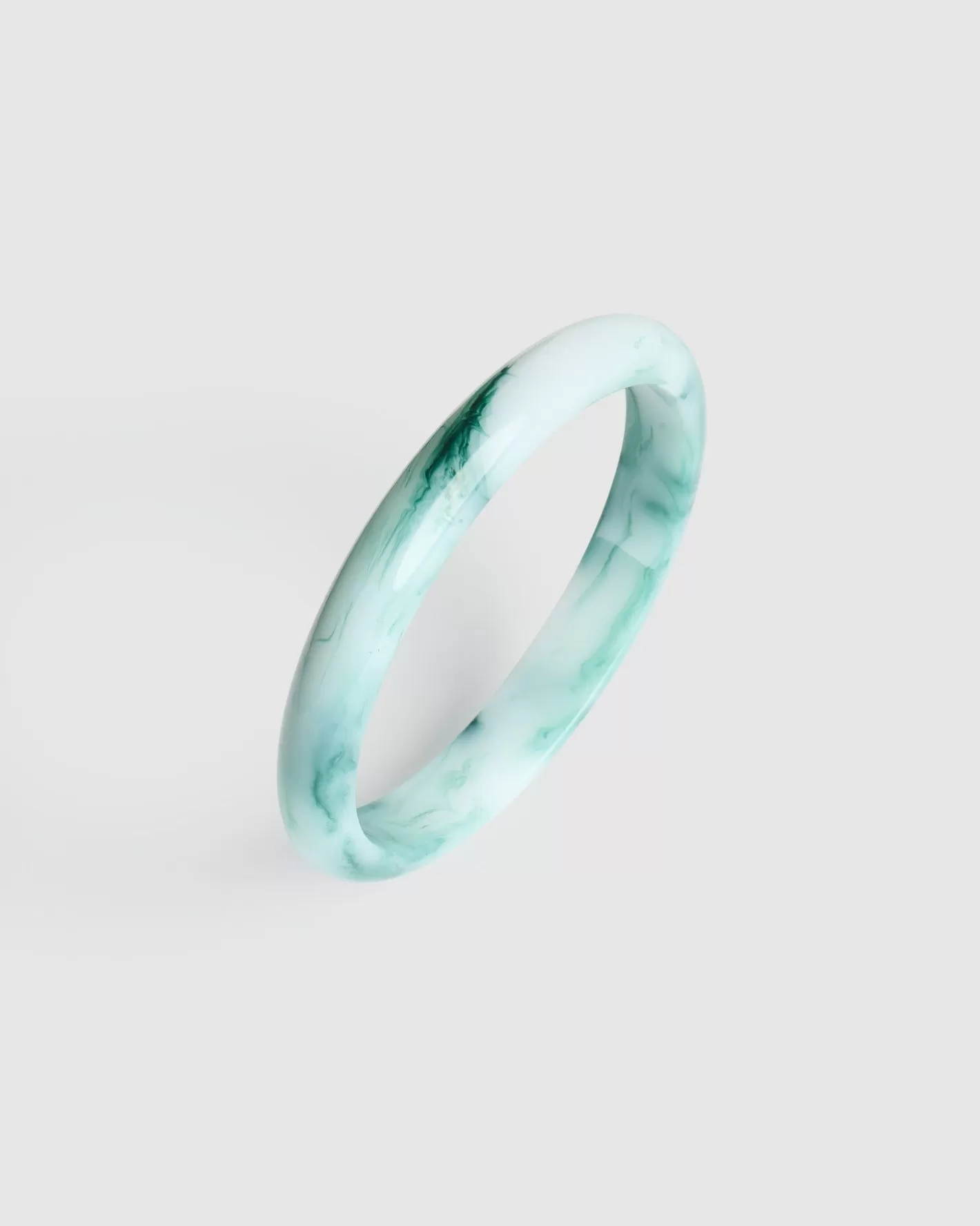 Rounded Bangle Bracelet, Jade-ALEMBIKA Cheap