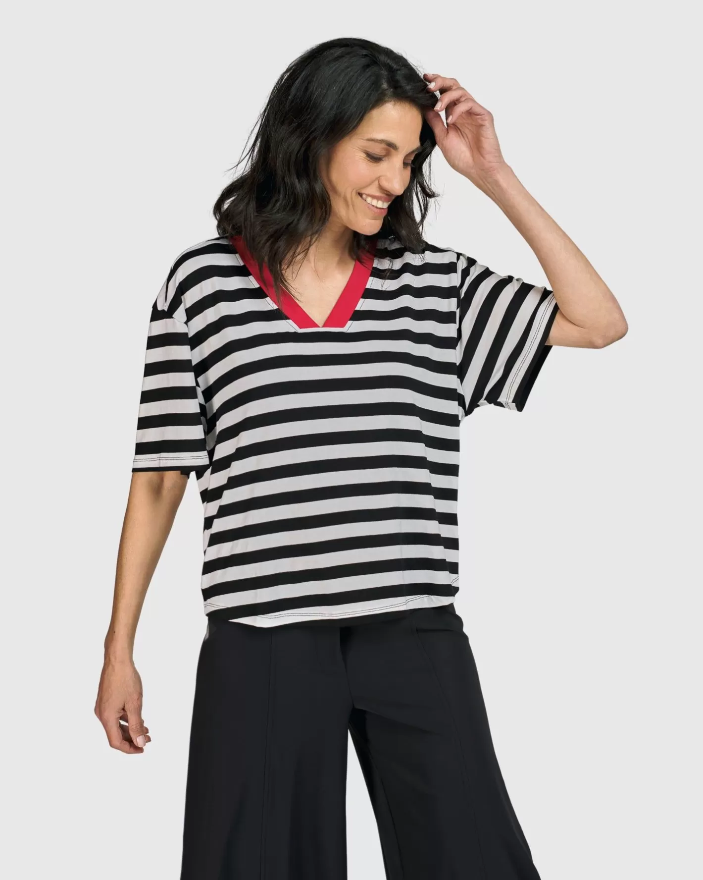 Tekbika Baudelaire Day Tee, Stripes-ALEMBIKA Outlet