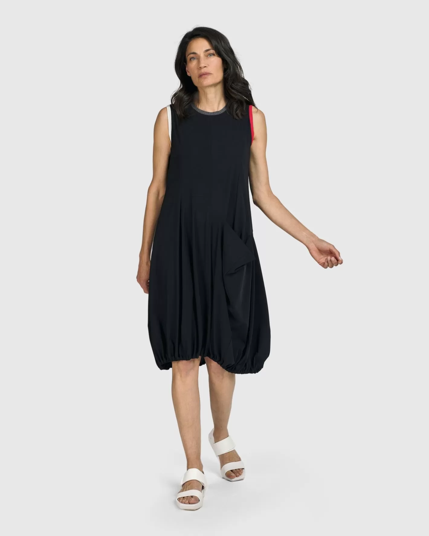 Tekbika Camille Sleeveless Dress, Black-ALEMBIKA Cheap