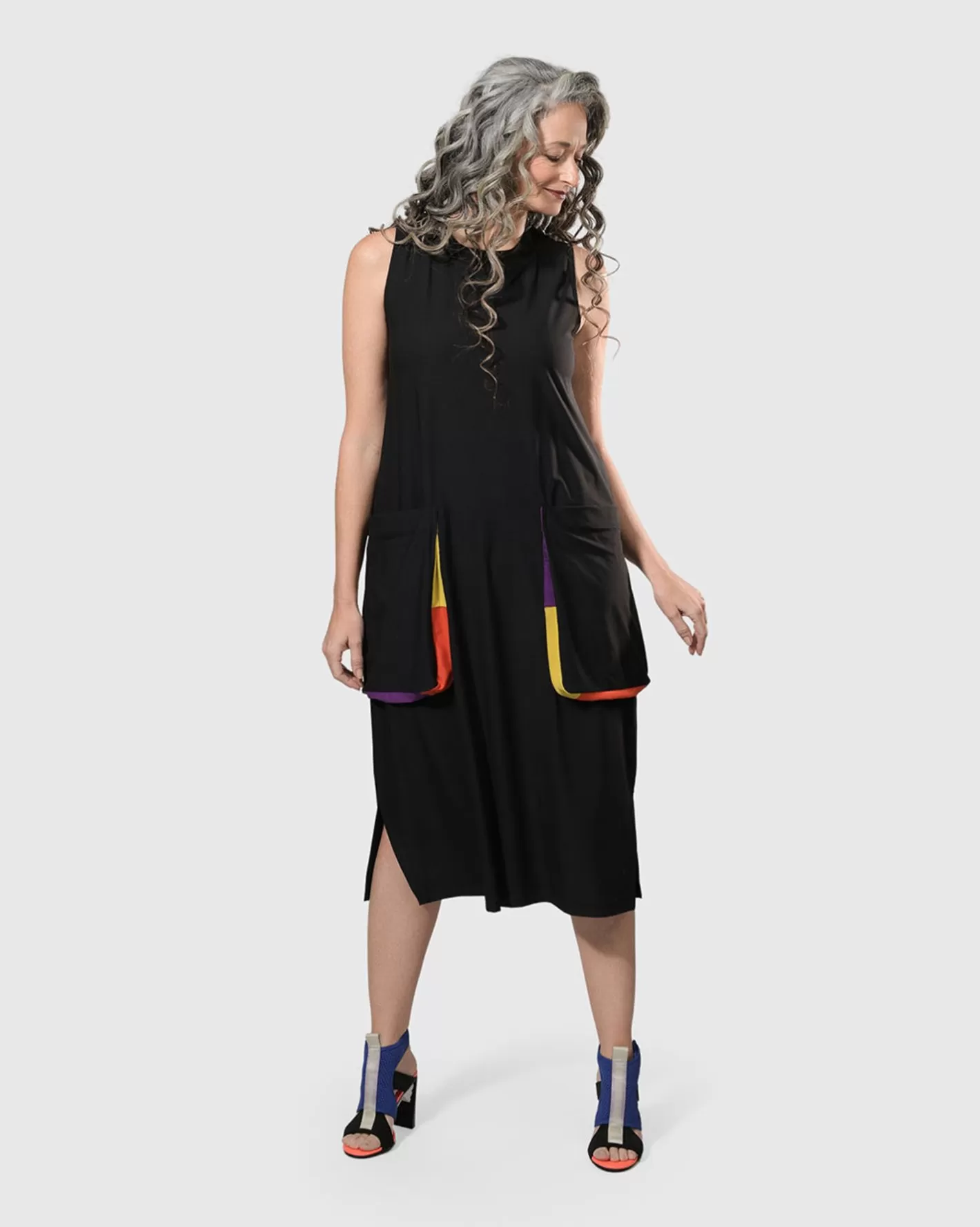 Tekbika Poppy Sleeveless Pocket Dress, Multi-ALEMBIKA Outlet