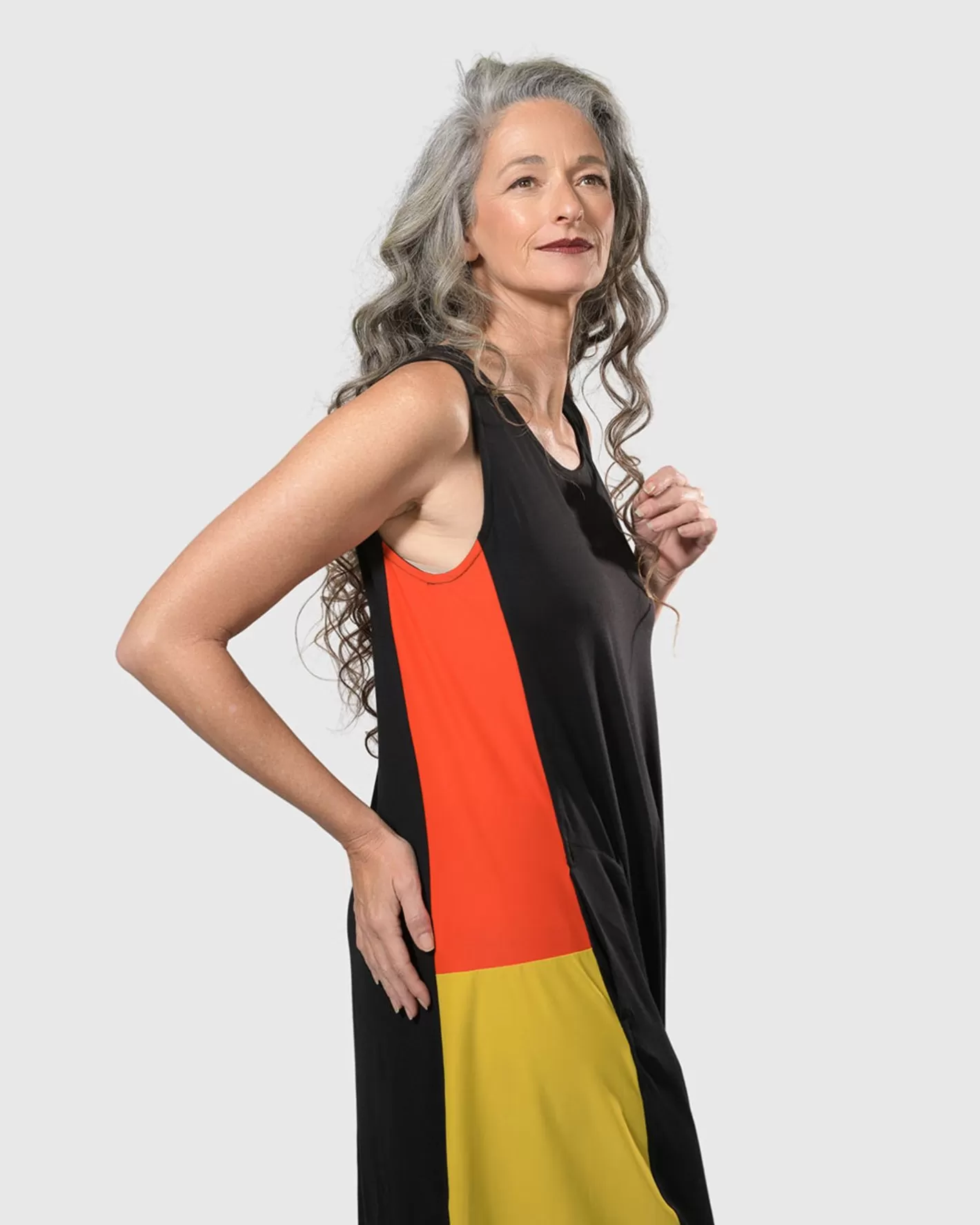 Tekbika Sarah Sleeveless Cocoon Dress, Multi-ALEMBIKA Cheap