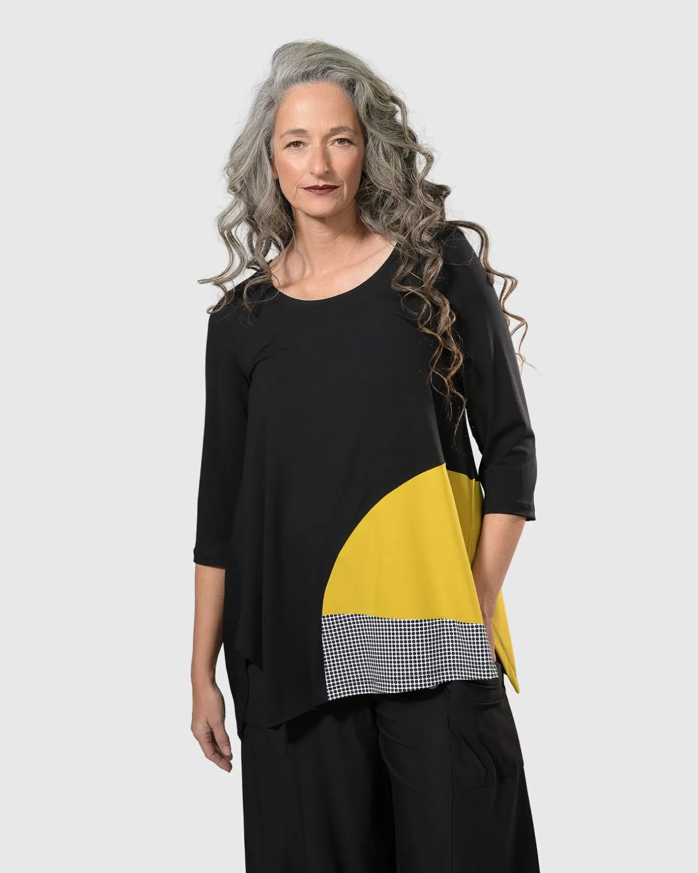 Tekbika Tamara Tunic Top, Yellow-ALEMBIKA Best Sale