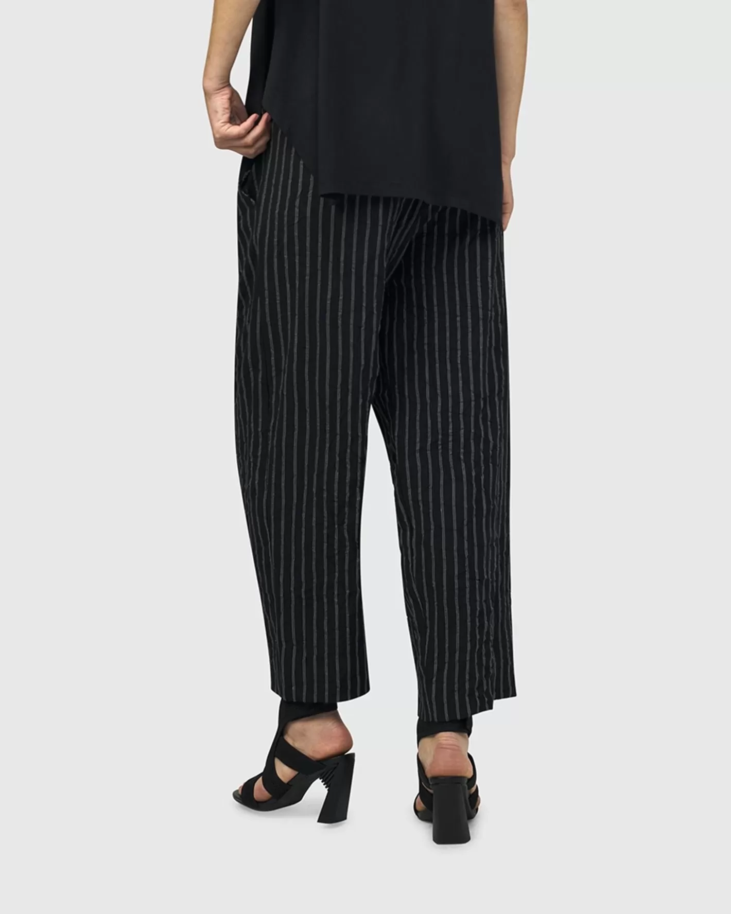 Thera Relaxed Straight Leg Pants, Stripes-ALEMBIKA Best Sale