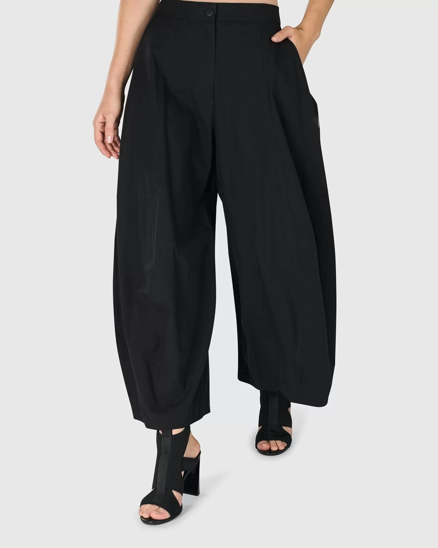 Urban Bowery Balloon Pants, Black-ALEMBIKA Best Sale