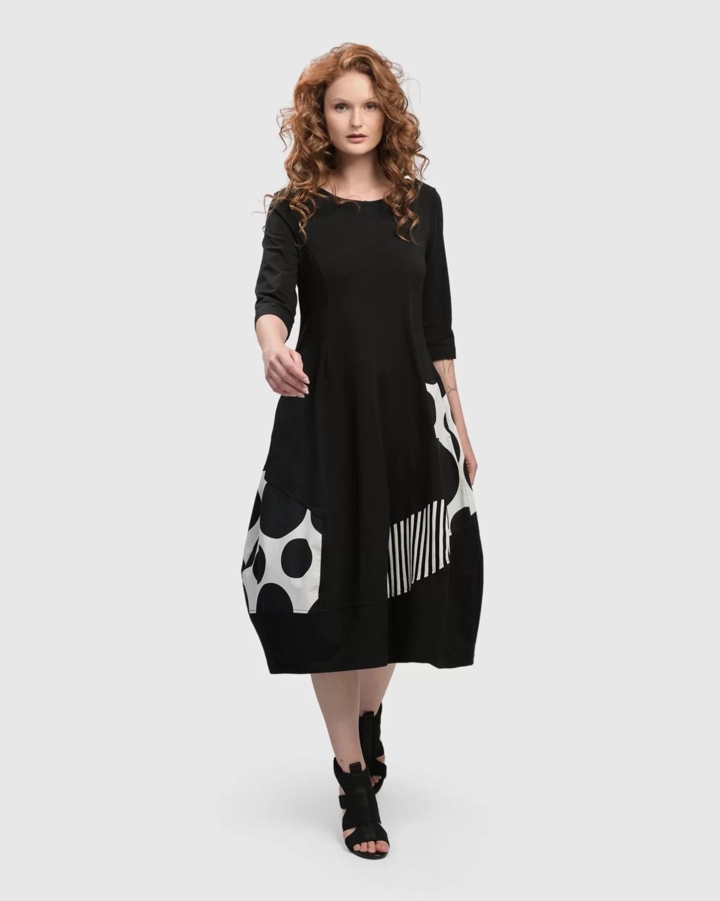 Urban Broadway Cocoon Dress, Mono-ALEMBIKA Online