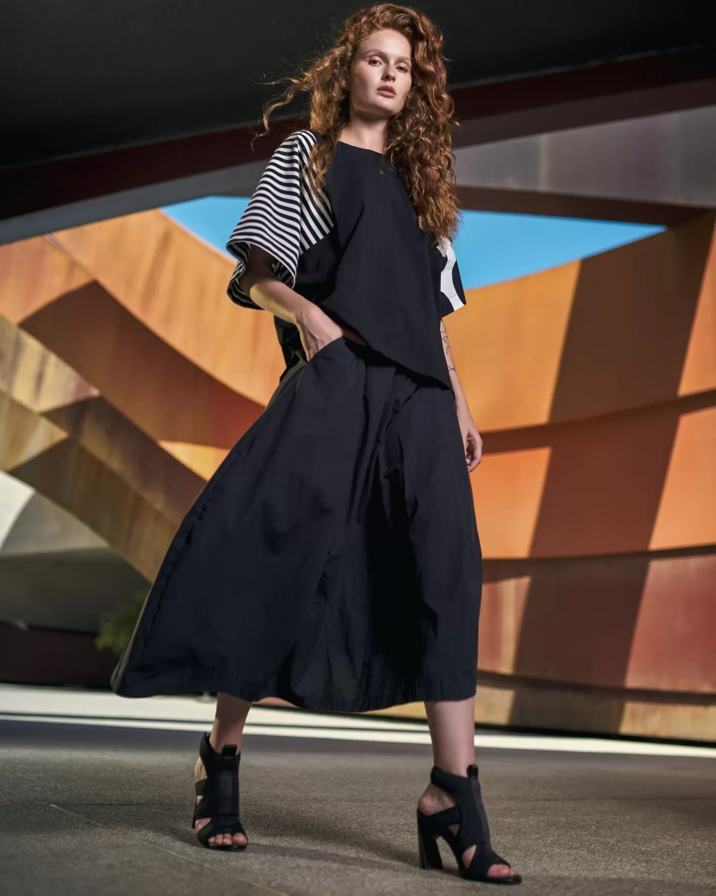 Urban Chelsea Skirt, Black-ALEMBIKA Fashion