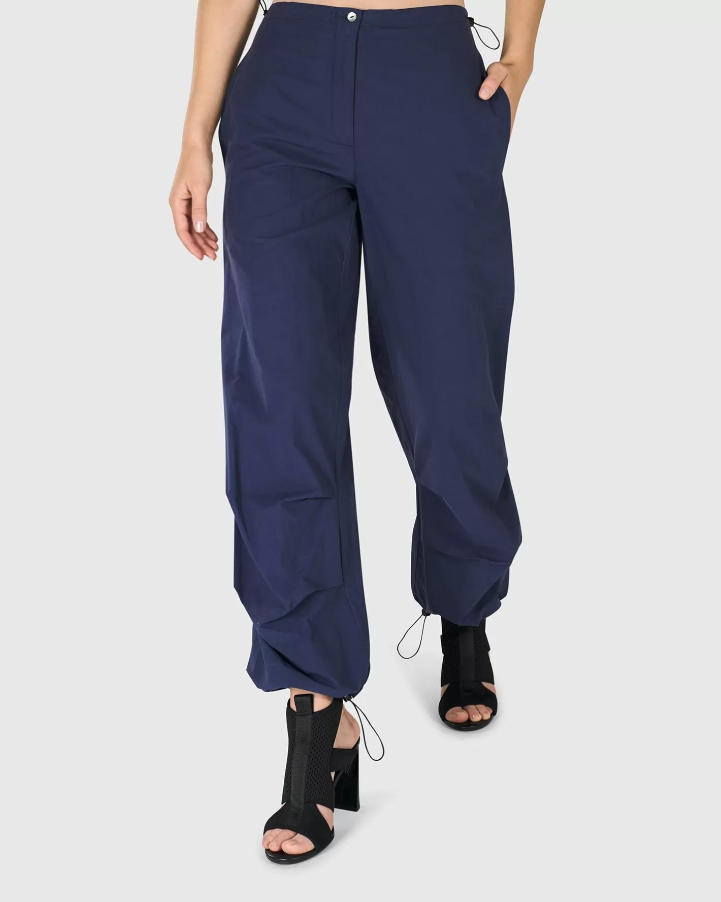 Urban Chica Cargo Pants, Navy-ALEMBIKA Hot