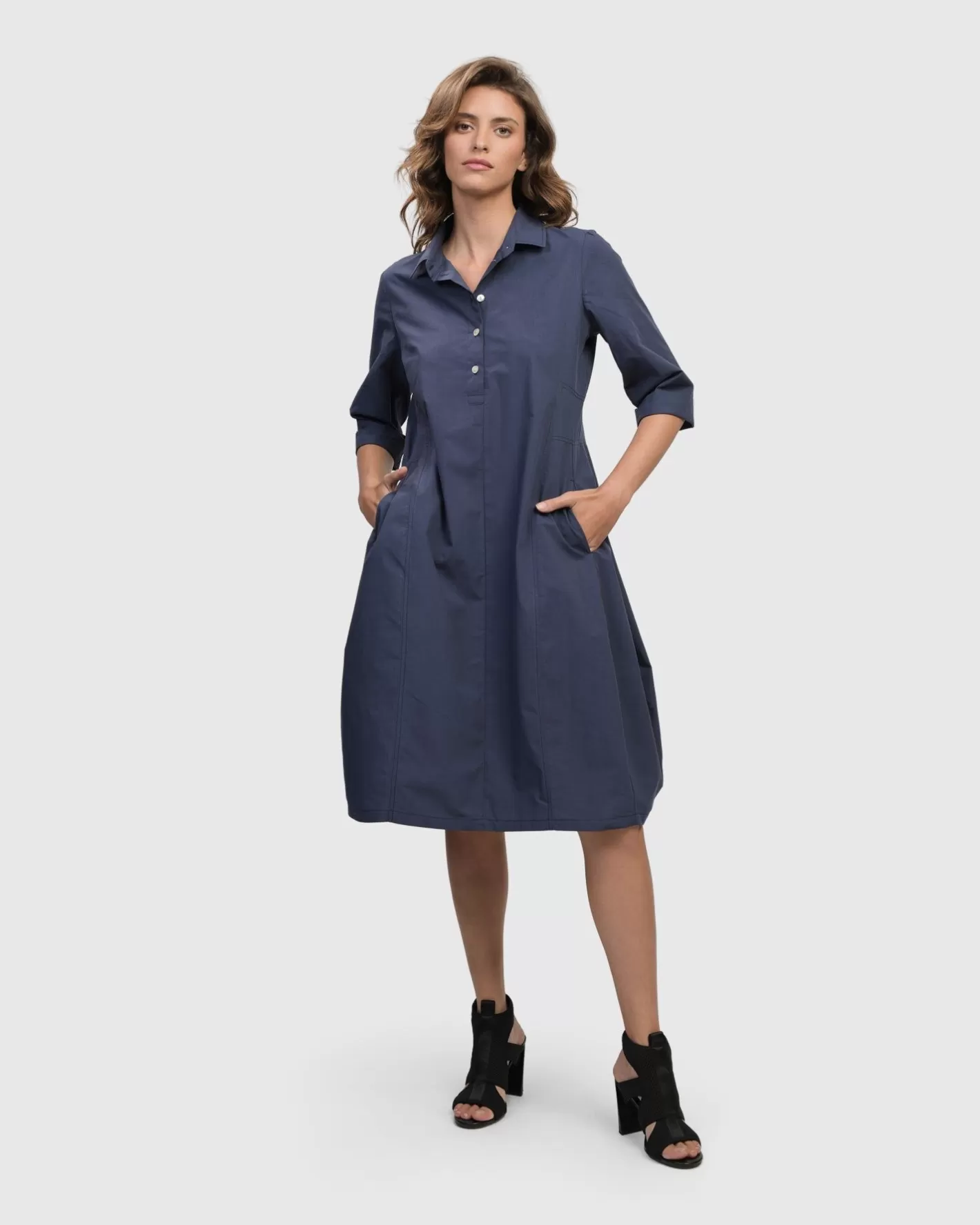 Urban Corcovado Wonderful Dress, Navy-ALEMBIKA Cheap