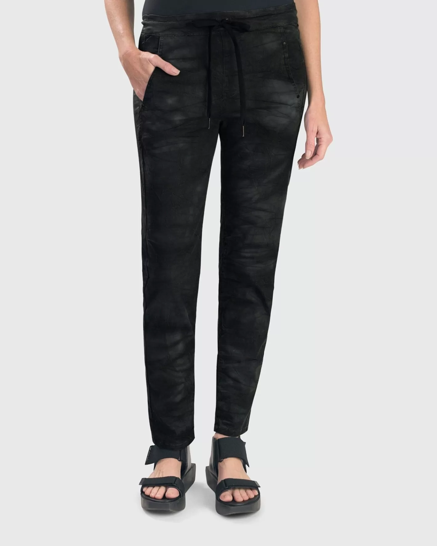 Urban Iconic Stretch Jeans, Smoke-ALEMBIKA Online