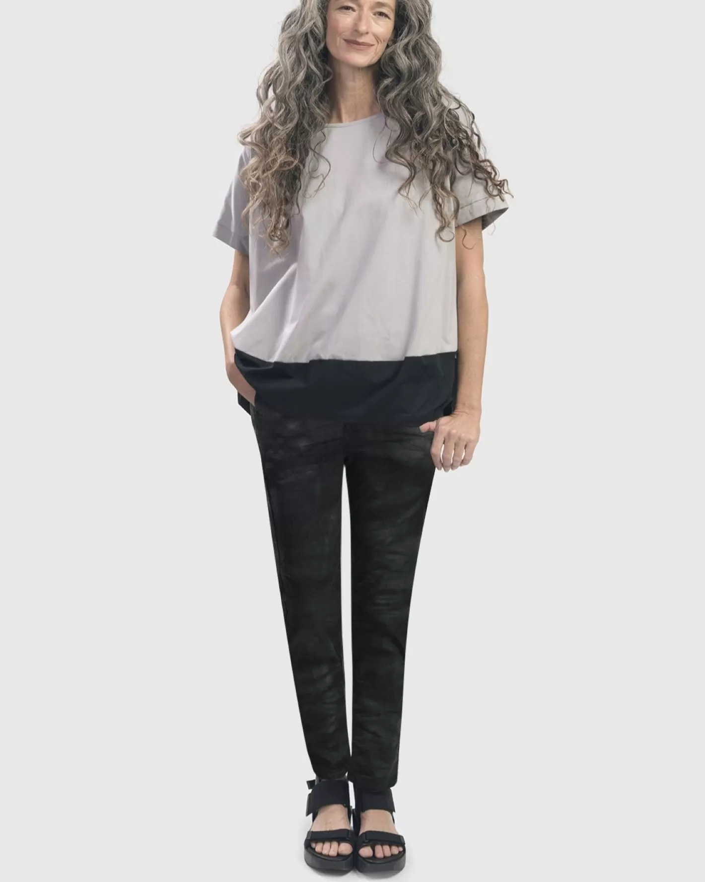 Urban Iconic Stretch Jeans, Smoke-ALEMBIKA Online