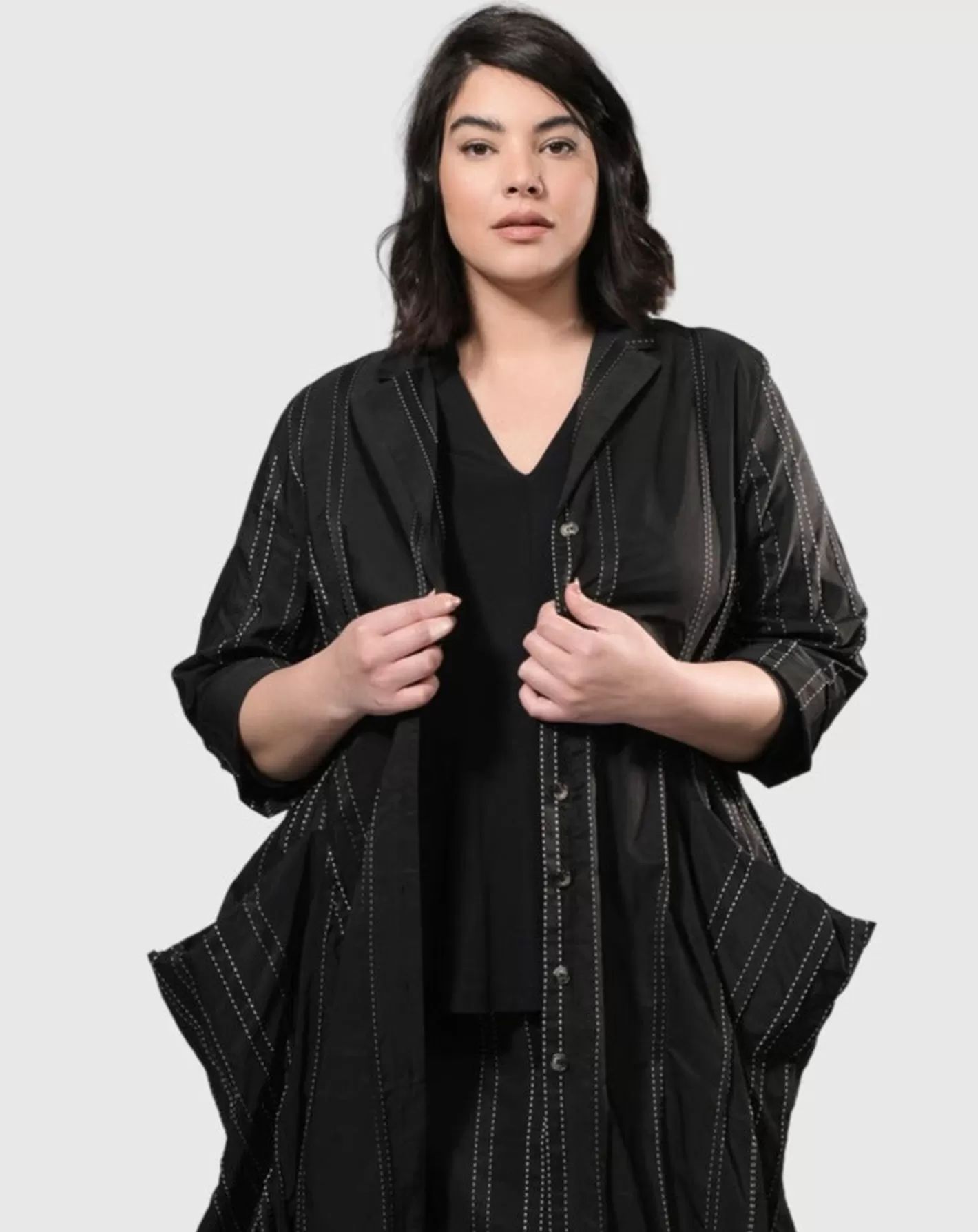 Urban Kylie Topstitched Blazer, Trails-ALEMBIKA Flash Sale