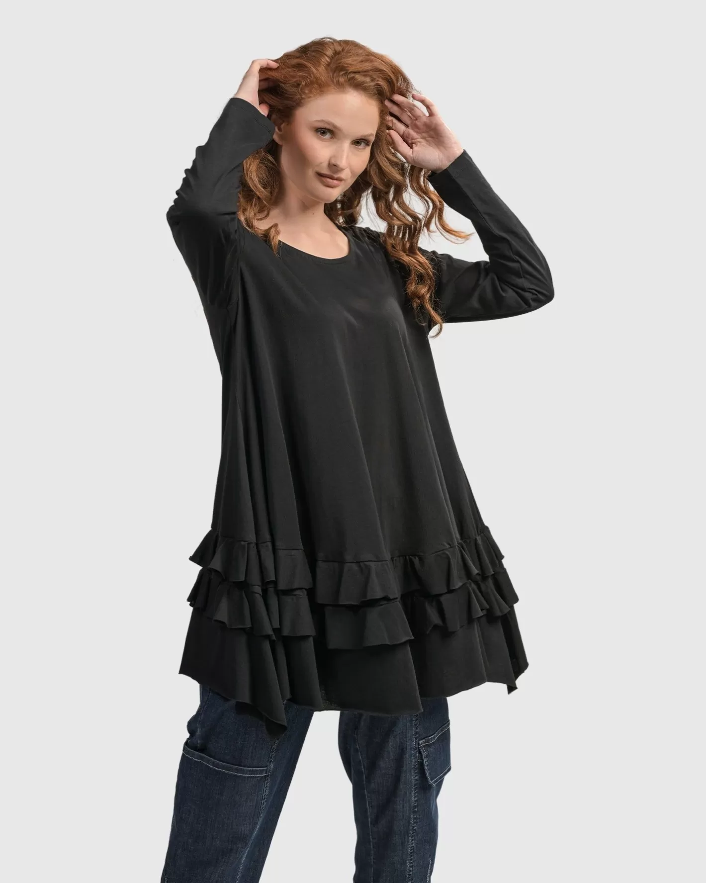 Urban Options Top, Black-ALEMBIKA Online