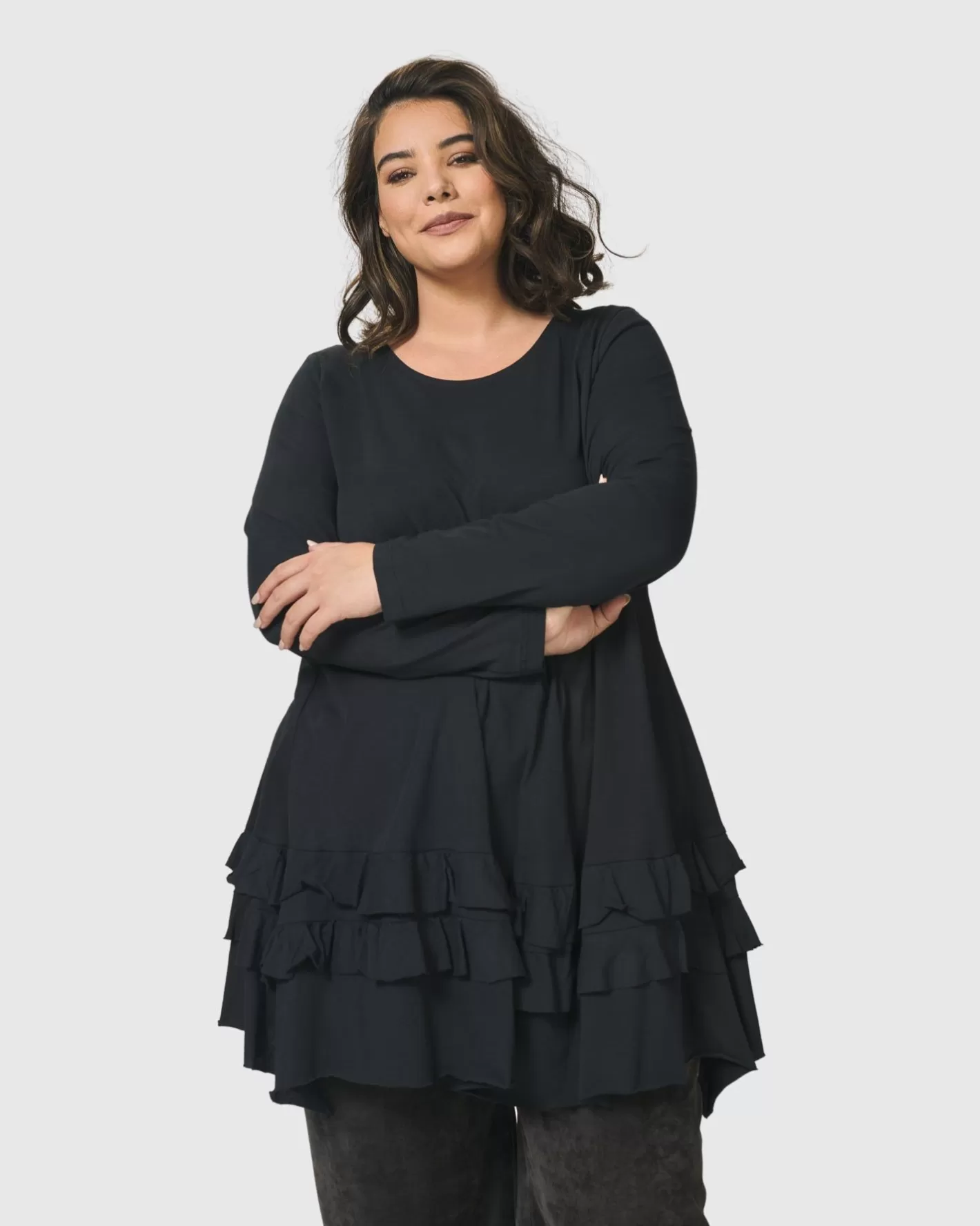 Urban Options Top, Black-ALEMBIKA Cheap