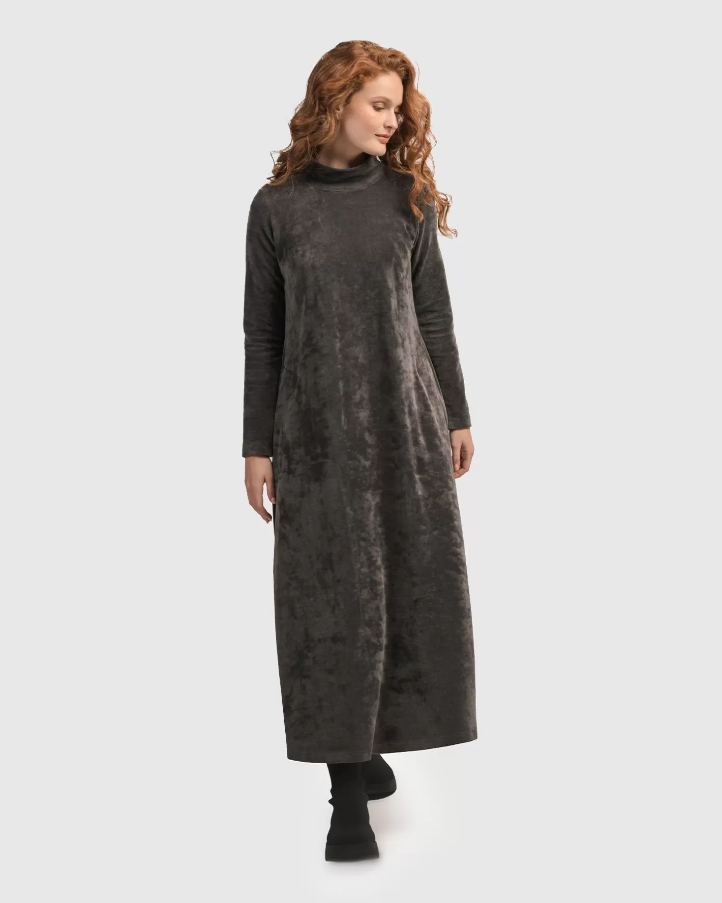 Urban Secret Crush Maxi Dress, Mink-ALEMBIKA Store