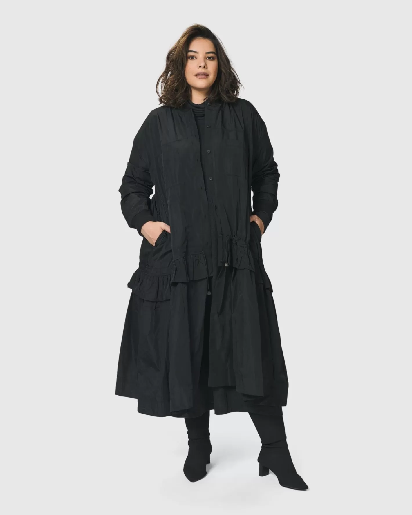 Urban Sporty Spice Coat Dress-ALEMBIKA Cheap