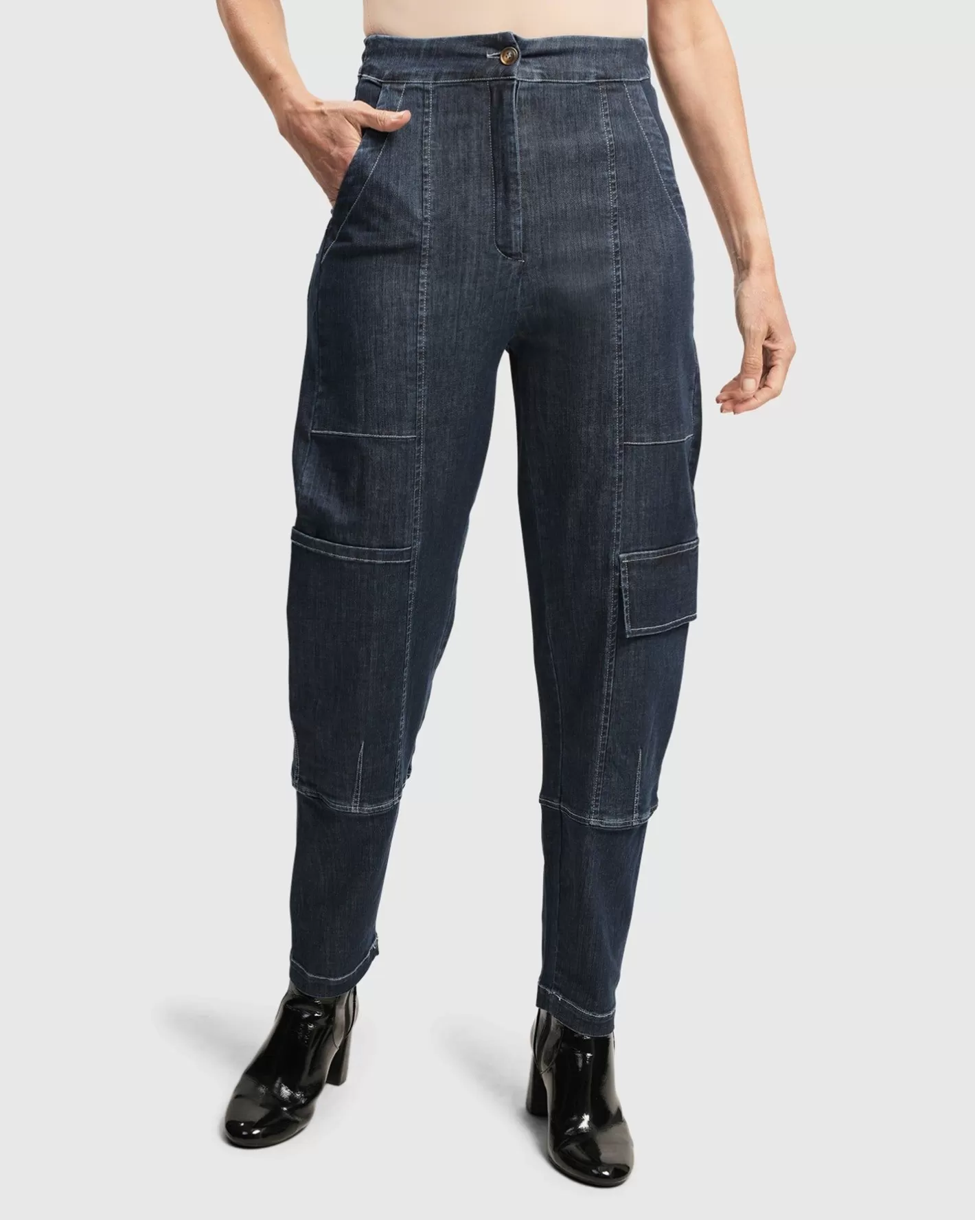 Urban Strut Pants, Denim-ALEMBIKA Outlet