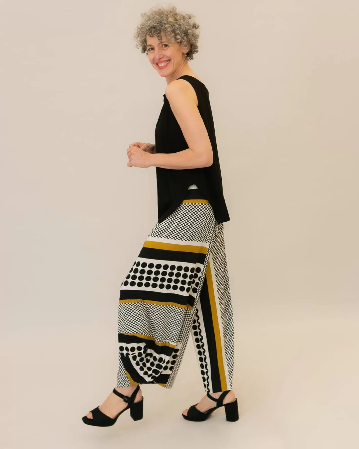 Willa Punto Pants, Circles-ALEMBIKA Online