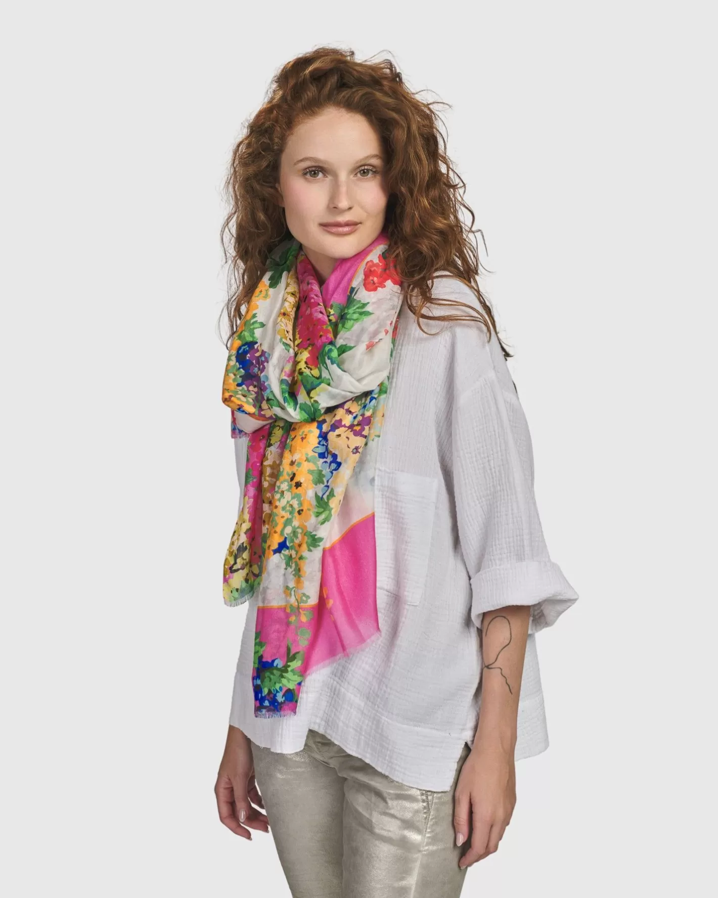 Wisteria Scarf, Lavender-ALEMBIKA Flash Sale